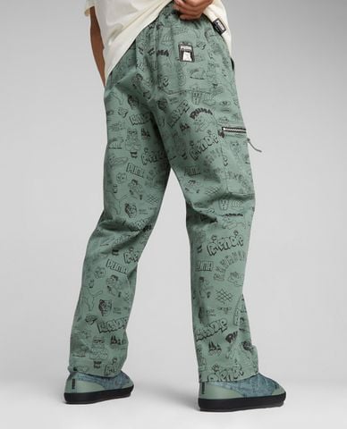  PUMA - Quần ống rộng nam lưng thun Ripndip Twill 