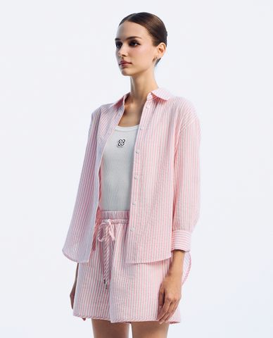  GIGI - Áo sơ mi cổ bẻ tay dài hiện đại 