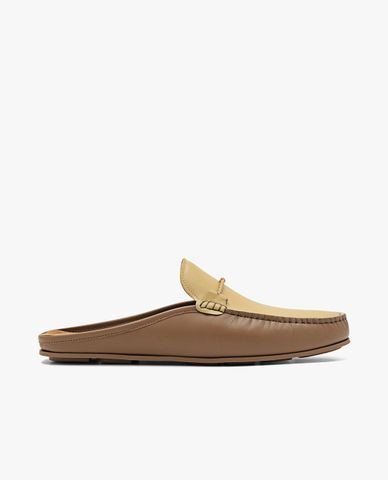  PEDRO - Giày mules nam mũi tròn Hawser Leather 