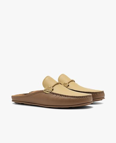  PEDRO - Giày mules nam mũi tròn Hawser Leather 