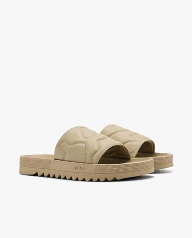  PEDRO - Dép nam quai ngang Quilted Slide 
