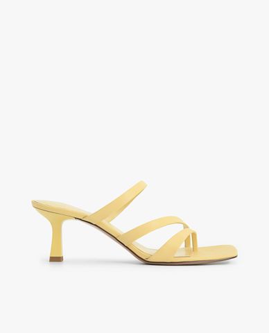  PEDRO - Giày sandals cao gót nữ quai ngang Strappy 