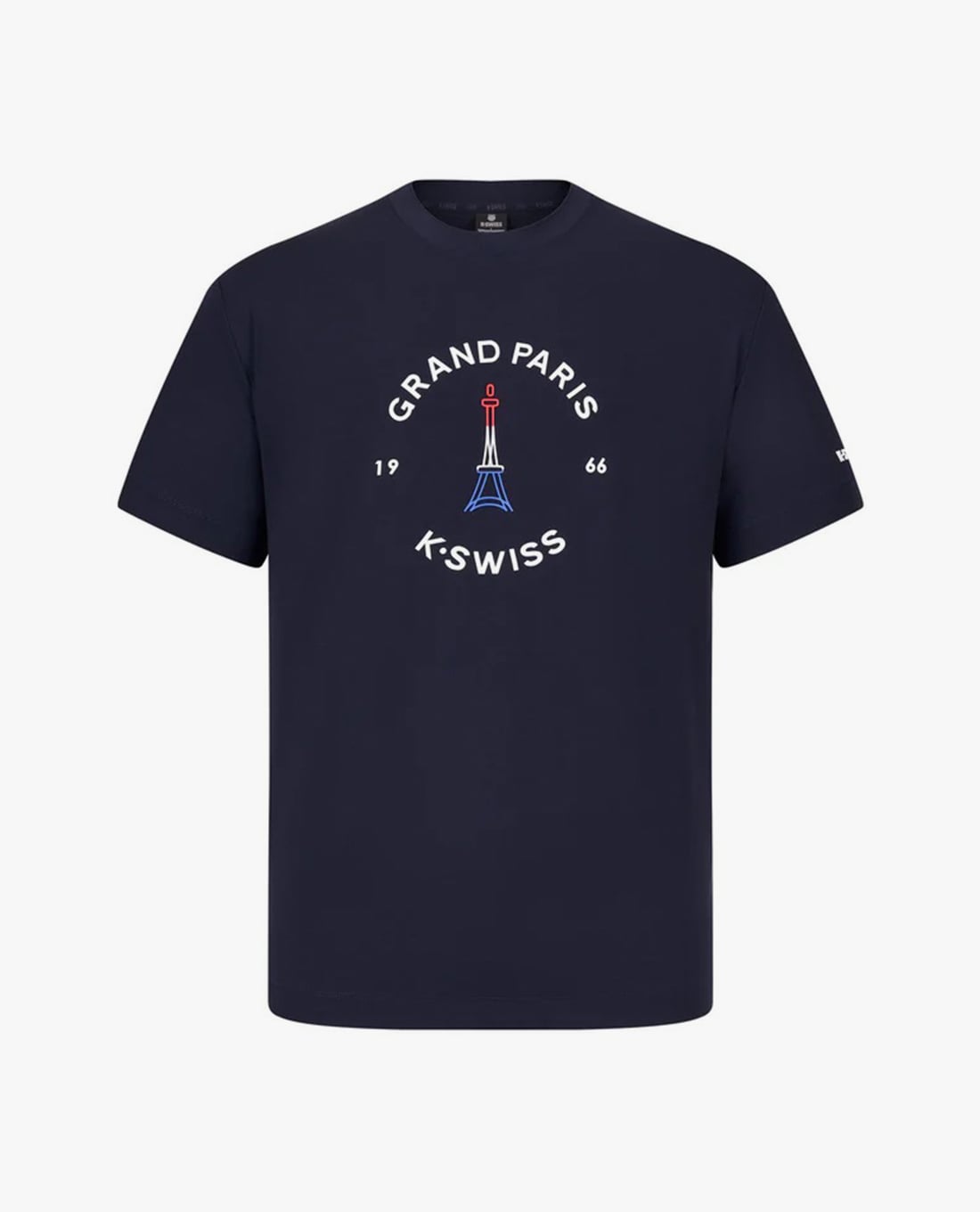 K-SWISS - Áo thun nam cổ tròn tay ngắn Grand Paris