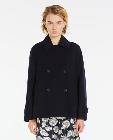  WEEKEND MAX MARA - Áo khoác hai hàng nút cổ bẻ tay dài Usuale 