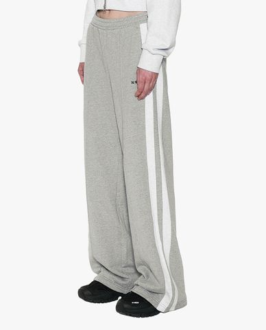  NERDY - Quần dài nữ ống rộng lưng thun Bold NY 