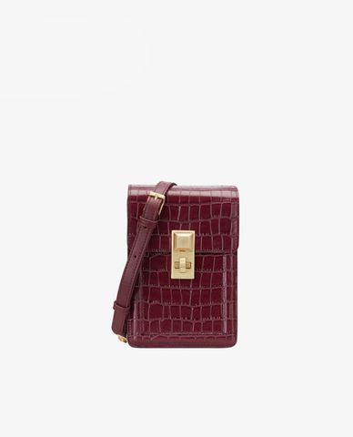  PEDRO - Ví nữ hình chữ nhật Croc Effect Leather Phone Pouch 