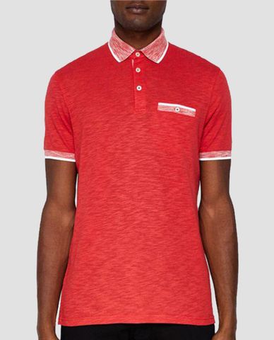  TED BAKER - Áo polo nam phối túi Dalmat 