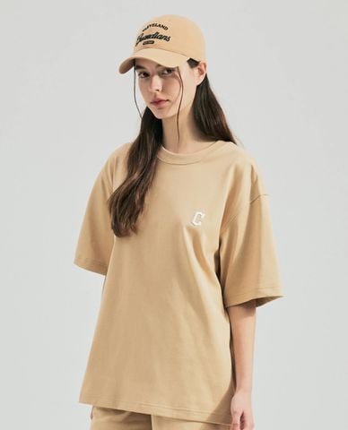  MLB - Áo thun unisex cổ tròn tay ngắn Basic Heavyweight 