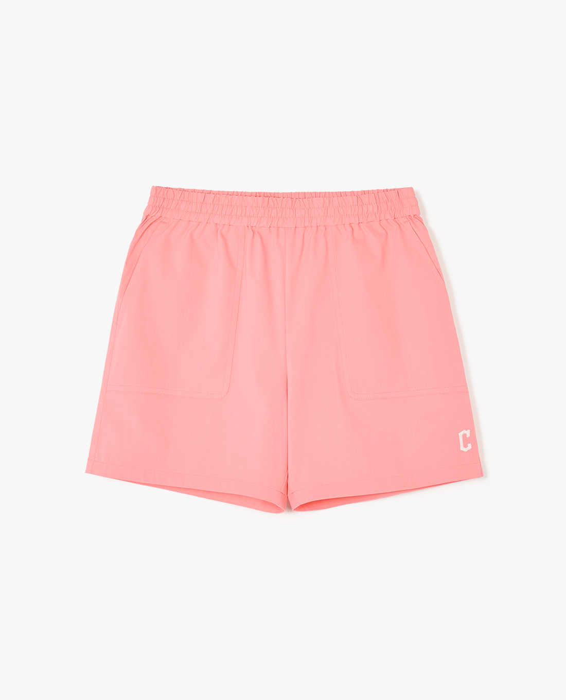 MLB - Quần shorts nữ ống rộng lưng thun Basic Cotton Touch 4 Part