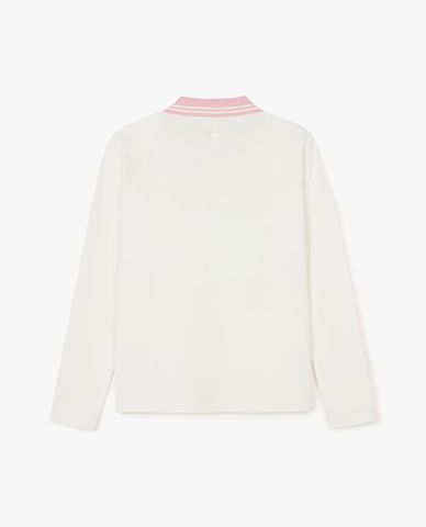  MLB - Áo polo nữ cổ bẻ tay dài Basic Small Logo 