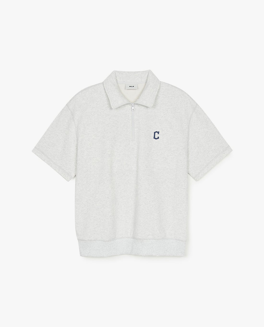 MLB - Áo sweatshirt unisex cổ bẻ tay ngắn Basic Small Logo