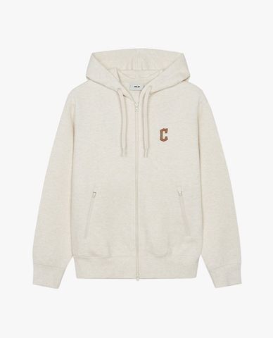  MLB - Áo khoác unisex phối mũ hiện đại 