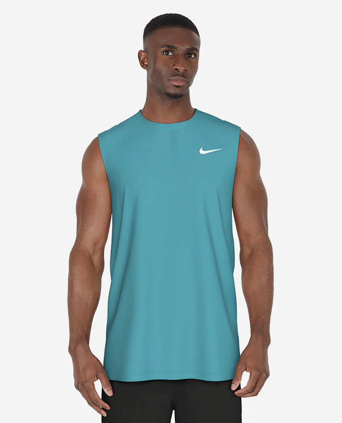 NIKE SWIM - Áo bơi nam cổ tròn Hydroguard