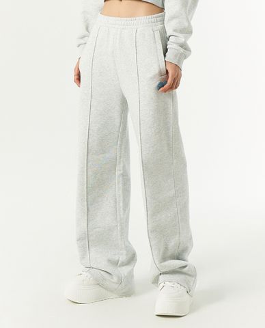  NERDY - Quần dài nữ ống rộng lưng thun Souffle 