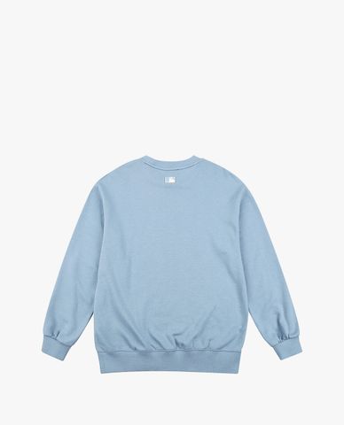  MLB - Áo sweatshirt tay dài cổ tròn phối logo 