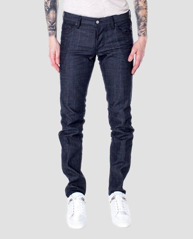  DSQUARED2 - Quần jeans nam ống suông Slim-Unwashed 
