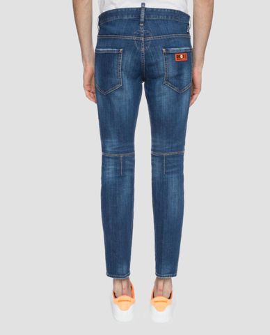  DSQUARED2 - Quần jeans nam lưng cao ống ôm City Baker Jeans 