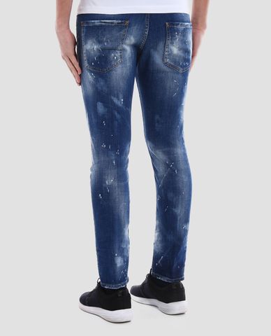  DSQUARED2 - Quần jeans nam ống ôm Skater 
