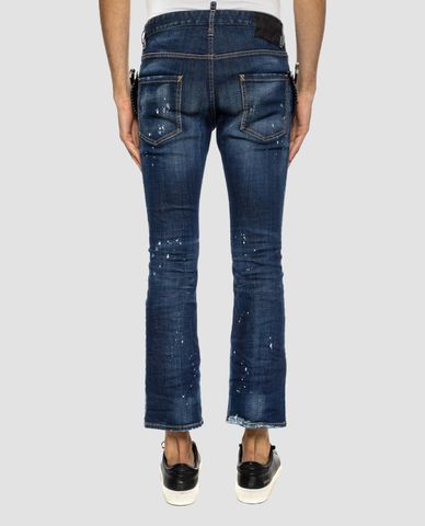 DSQUARED2 - Quần jeans nam ống loe nhẹ 'Cropped Flare Jean' 