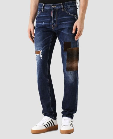  DSQUARED2 - Quần jeans nam ống suông Oumo Boots 