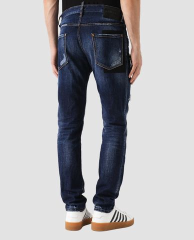  DSQUARED2 - Quần jeans nam ống suông Oumo Boots 