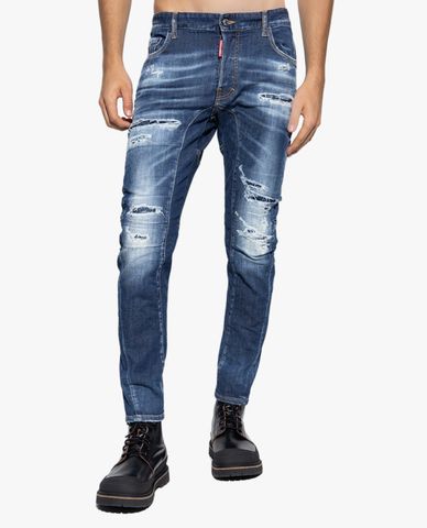  DSQUARED2 - Quần jeans nam phom ôm rách vải cá tính 