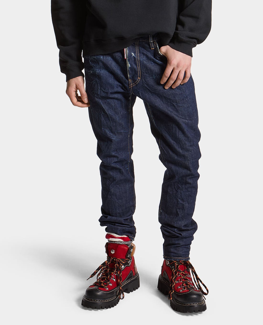 DSQUARED2 - Quần jeans nam ống đứng Reflexctive Lake