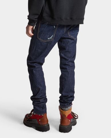  DSQUARED2 - Quần jeans nam ống đứng Reflexctive Lake 