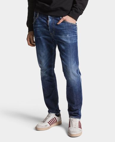  DSQUARED2 - Quần jeans nam phom ôm Basic Skater 