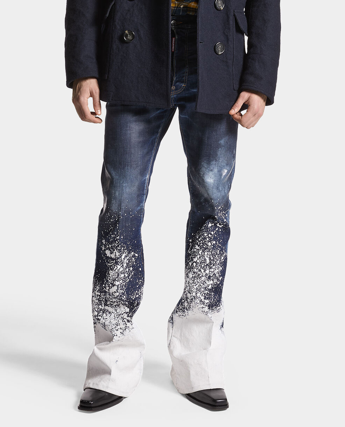 DSQUARED2 - Quần jeans nam ống loe thời thượng Dark Snow