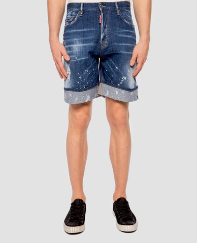  DSQUARED2 - Quần short nam Blue Denim 