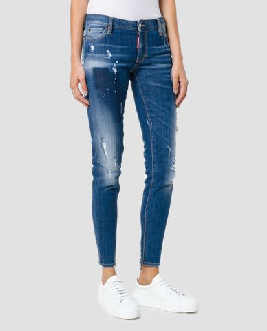  DSQUARED2 - Quần jeans nữ skinny Super Jean 