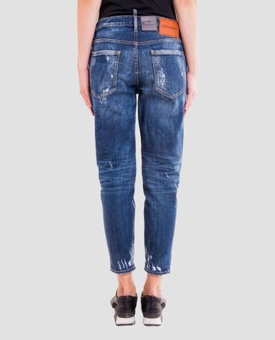  DSQUARED2 - Quần jeans nữ phom rộng Cool Girl 