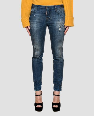  DSQUARED2 - Quần jeans nữ skinny Cool Girl Blue 