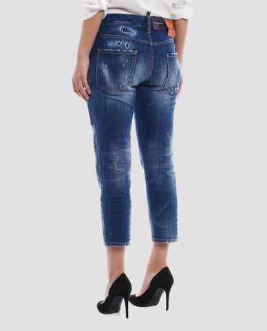  DSQUARED2 - Quần jeans nữ Paint Splatter 