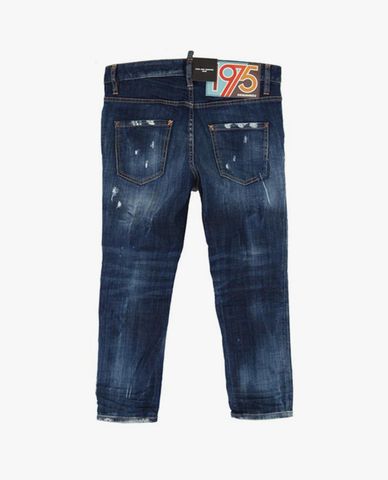  DSQUARED2 - Quần jeans nữ denim phom ôm thời trang 