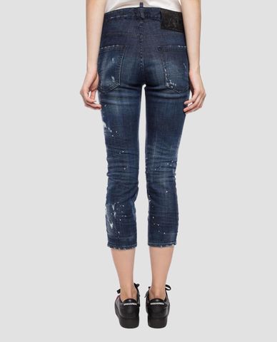  DSQUARED2 - Quần jeans nữ lửng Cool Girl 