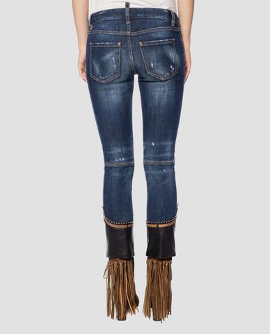  DSQUARED2 - Quần jeans nữ phối bi Cool Girl 