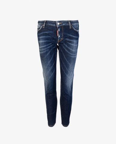  DSQUARED2 - Quần jeans nữ denim Jennifer Pocket Detail Cropped 