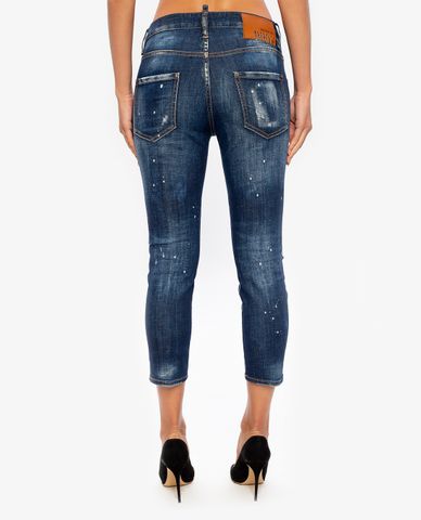  DSQUARED2 - Quần jean nữ Cool Girl Cropped 