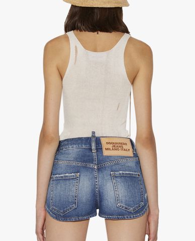  DSQUARED2 - Quần shorts jeans nữ denim Round Bottom Hot 