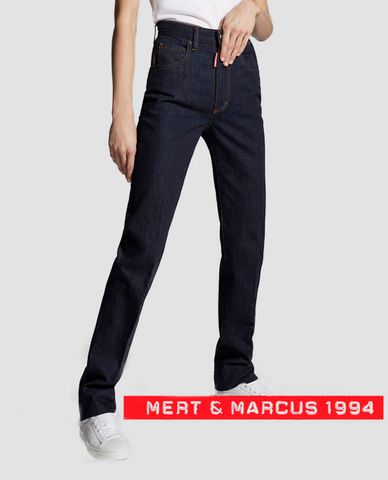  DSQUARED2 - Quần jeans nữ lưng cao Mert & Marcus 1994 x Dsquared2 