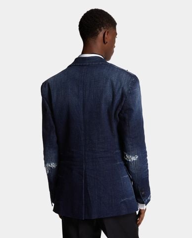  DSQUARED2 - Áo khoác blazer nam cổ V tay dài J.C 