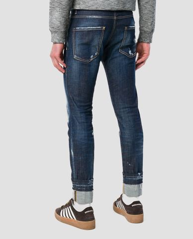  DSQUARED2 - Quần jeans nam slim-fit Non Faded 