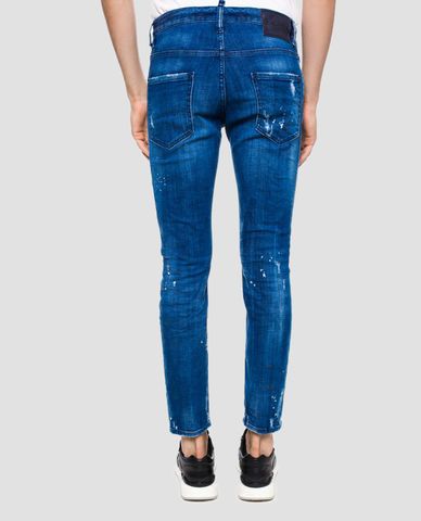  DSQUARED2 - Quần jeans nam skinny Skater Raw-cut 
