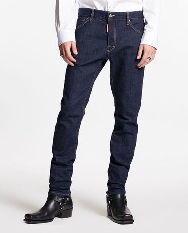  DSQUARED2 - Quần jeans nam phom ôm Dark Rinse Cool Guy 