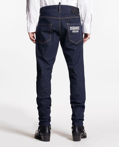  DSQUARED2 - Quần jeans nam phom ôm Dark Rinse Cool Guy 