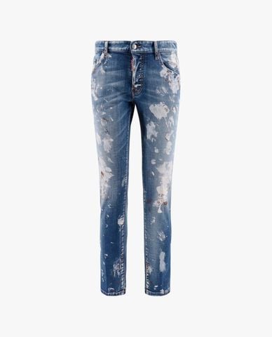  DSQUARED2 - Quần jeans nam phom ôm wash bạc 