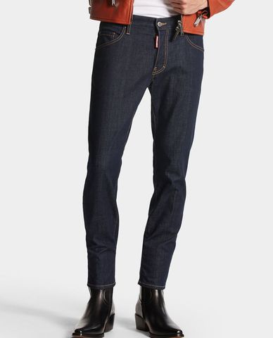  DSQUARED2 - Quần jeans nam phom ôm Dark Rince Wash Skater 