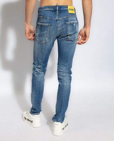  DSQUARED2 - Quần jeans nam phom ôm Tzin Cool Guy 